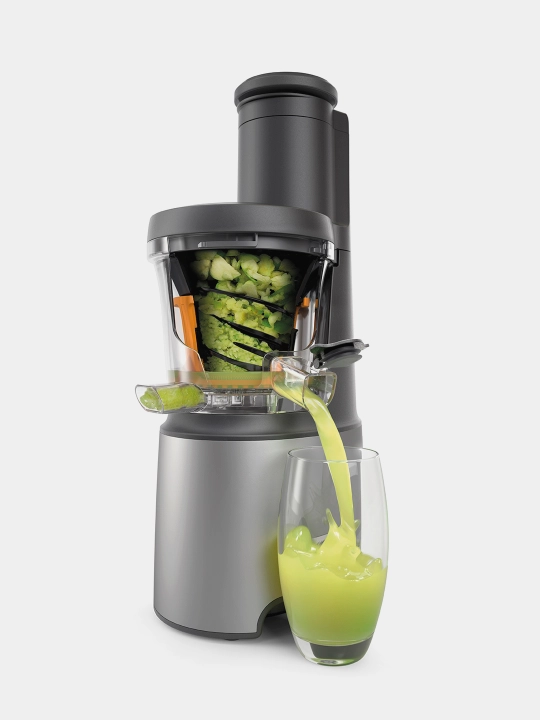 Shnekli sharbat chiqargich Kenwood PureJuice XL JMP85.000SI sovuq siqish, 230 Vt