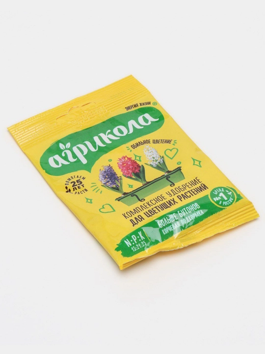 Agricola gullaydigan o'simliklar uchun ko'mpleks, o'g'it, ko'p g'uncha,ildizdan oziq, 25 g