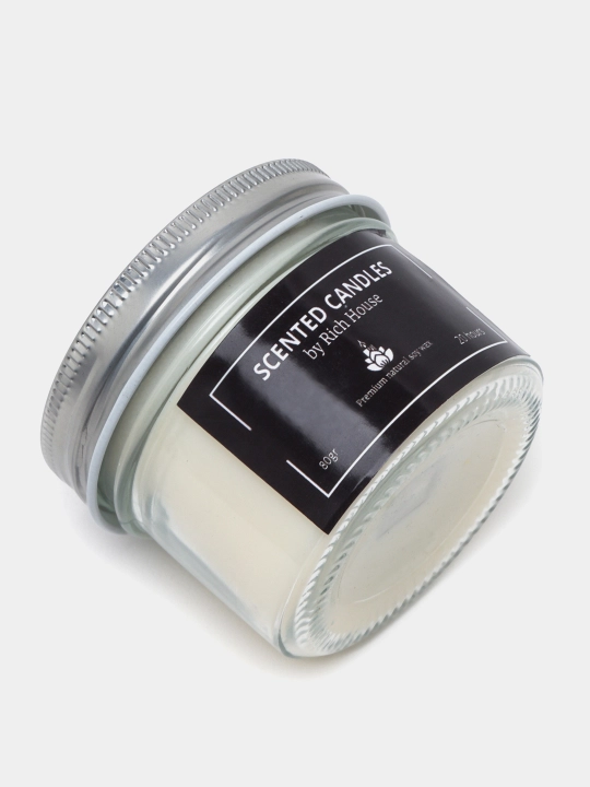 Xushbo'y hidli sham Scented Candle, efir moylari bilan, chirsildoq effekti bilan