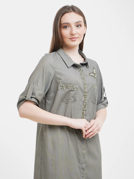 Платье в полоску Estee