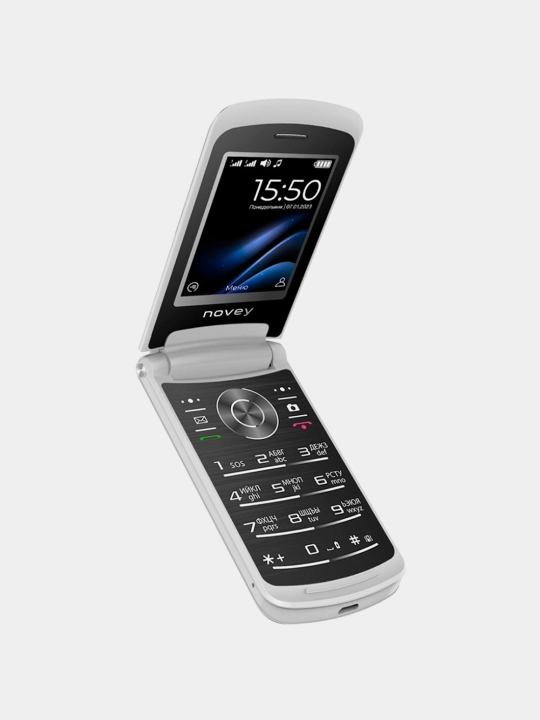 Мобильный телефон Novey Z550, раскладушка, IPS, 2 SIM, кнопочный телефон
