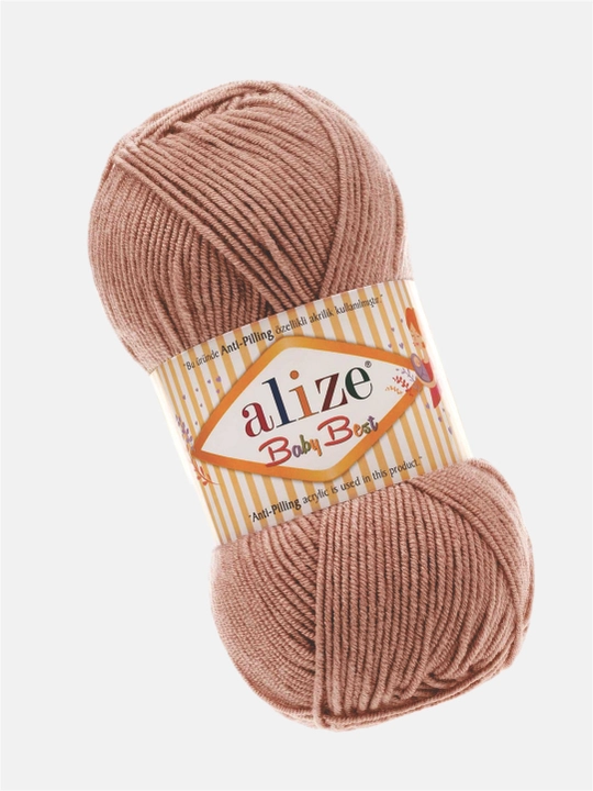 Нить для вязания Alize Baby best, 10% бамбук, 90% акрил 100 гр, 240 м