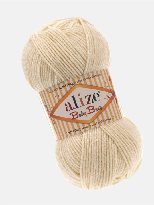 To'qish uchun ip Alize Baby best, 10% bambuk 90% akril, 100 gr, 240 metr