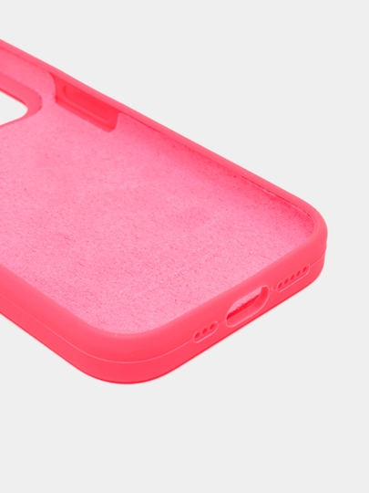 Silikon chexol iPhone 11–17, Pro va Pro Max uchun, Soft Touch, mikrofibrali
