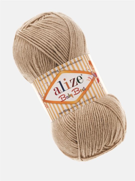 To'qish uchun ip Alize Baby best, 10% bambuk 90% akril, 100 gr, 240 metr