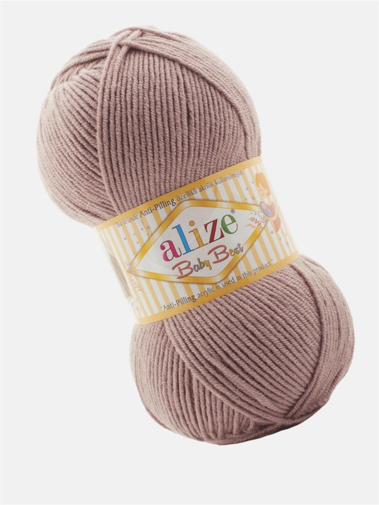 To'qish uchun ip Alize Baby best, 10% bambuk 90% akril, 100 gr, 240 metr