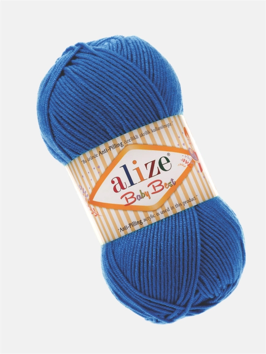 To'qish uchun ip Alize Baby best, 10% bambuk 90% akril, 100 gr, 240 metr