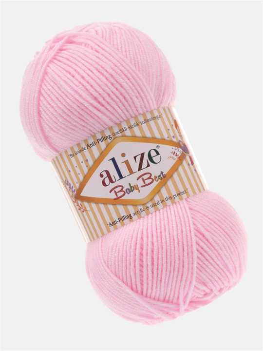 To'qish uchun ip Alize Baby best, 10% bambuk 90% akril, 100 gr, 240 metr