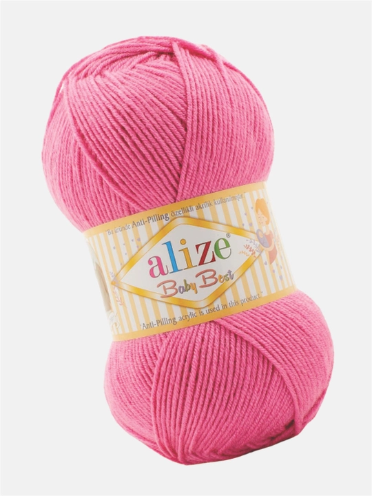 To'qish uchun ip Alize Baby best, 10% bambuk 90% akril, 100 gr, 240 metr