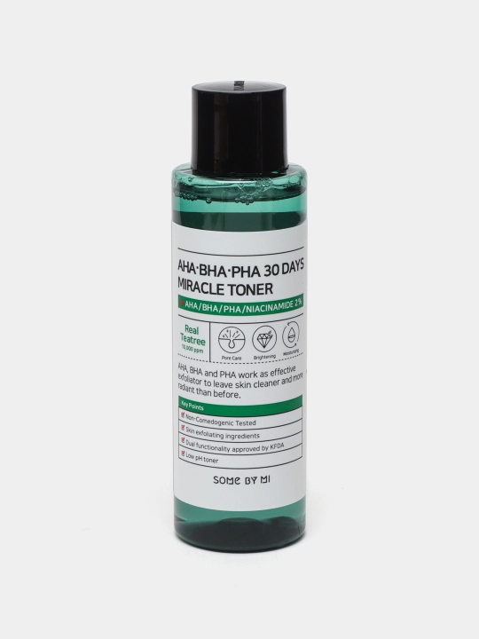 Кислотный очищающий тоник для проблемной кожи Some By Mi AHA-BHA-PHA 30 Days Miracle Toner - 
