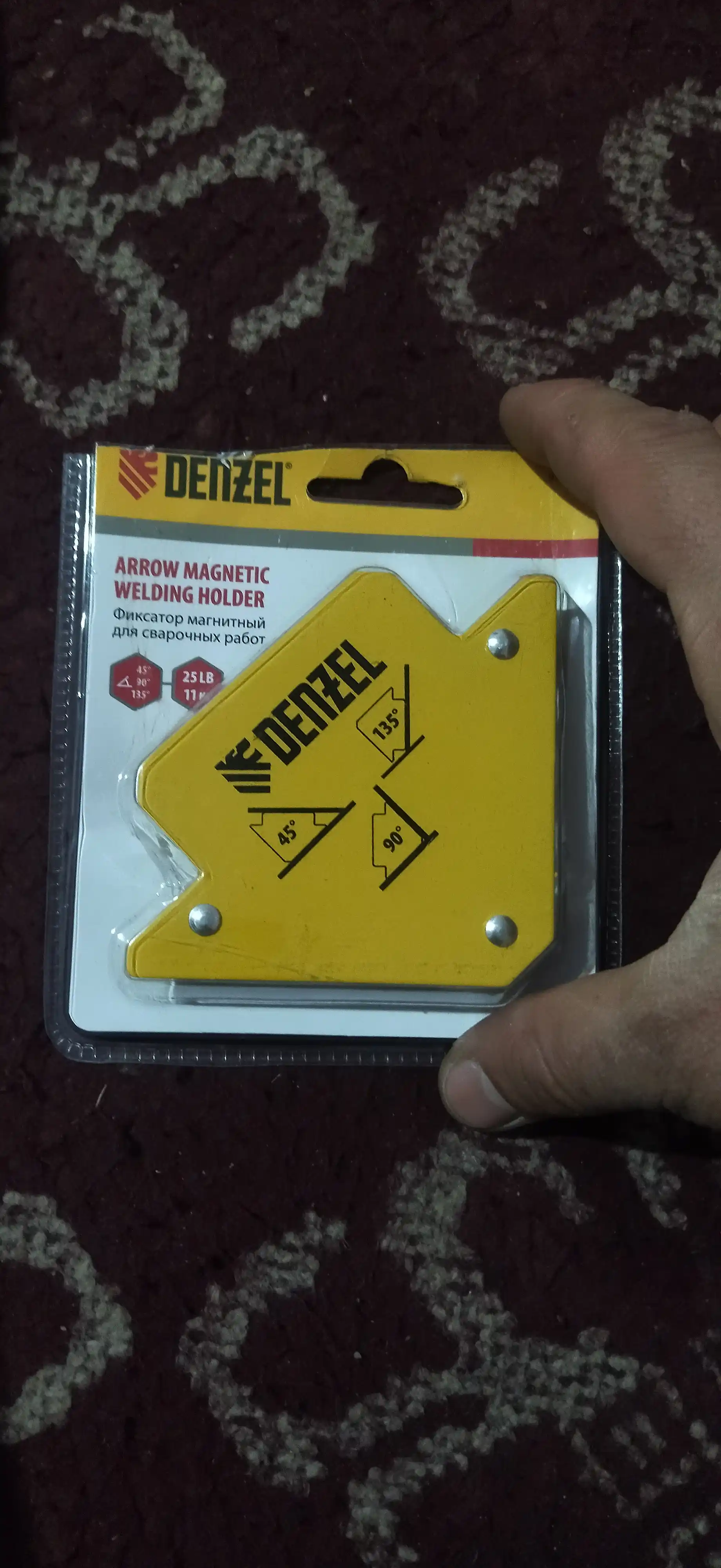 Магнитные держатели: уголки для сварки DENZEL, 97555