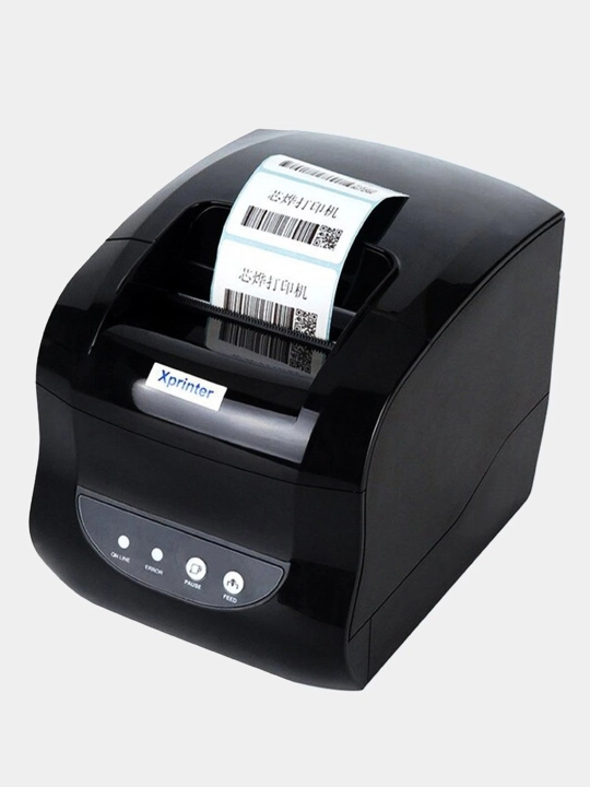Termoprinter shtrix kodli yorliqli Xprinter XP-365B