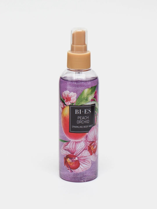 Yorqin tana spreyi "Shaftoli va orkide", 200 ml - 