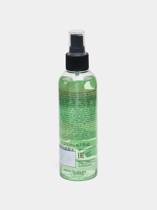 Parfyum tanasi spreyi "Bergamot va tropik gul", 200 ml
