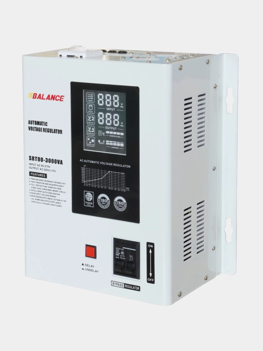 Kuchlanish stabilizatori Balance 3 kVA, releli, 95-275V