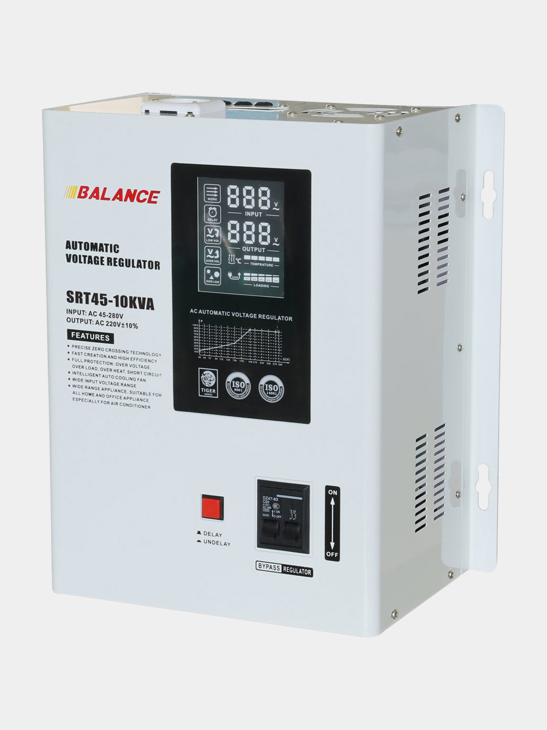 Стабилизатор напряжения Релейный Balance, 45-280 Vt, 10KvA купить по ...