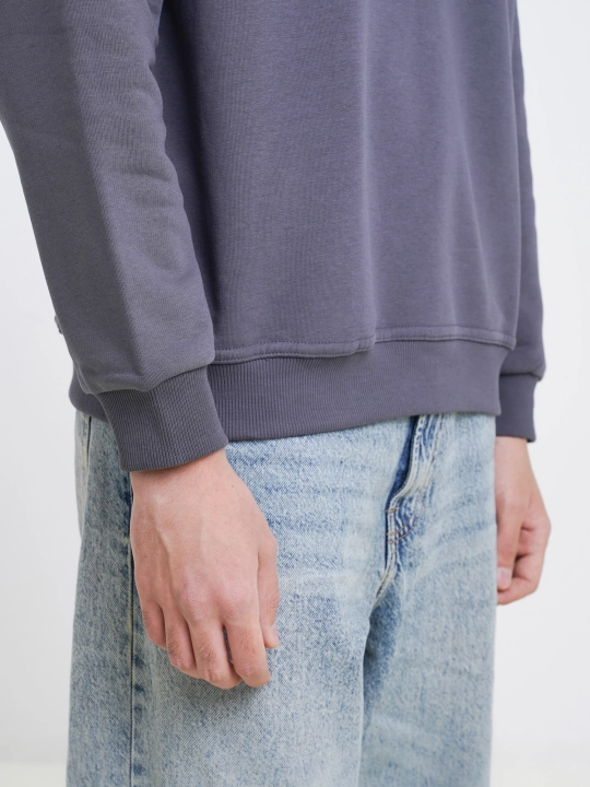 Свитшот базовый, унисекс, S - XXL