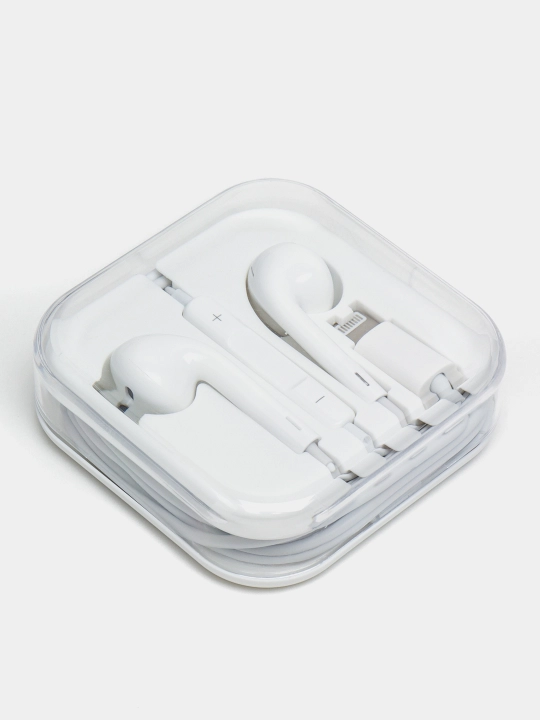 Simli quloqchinlar iPhone uchun Lightning kabeli, Bluetooth bilan