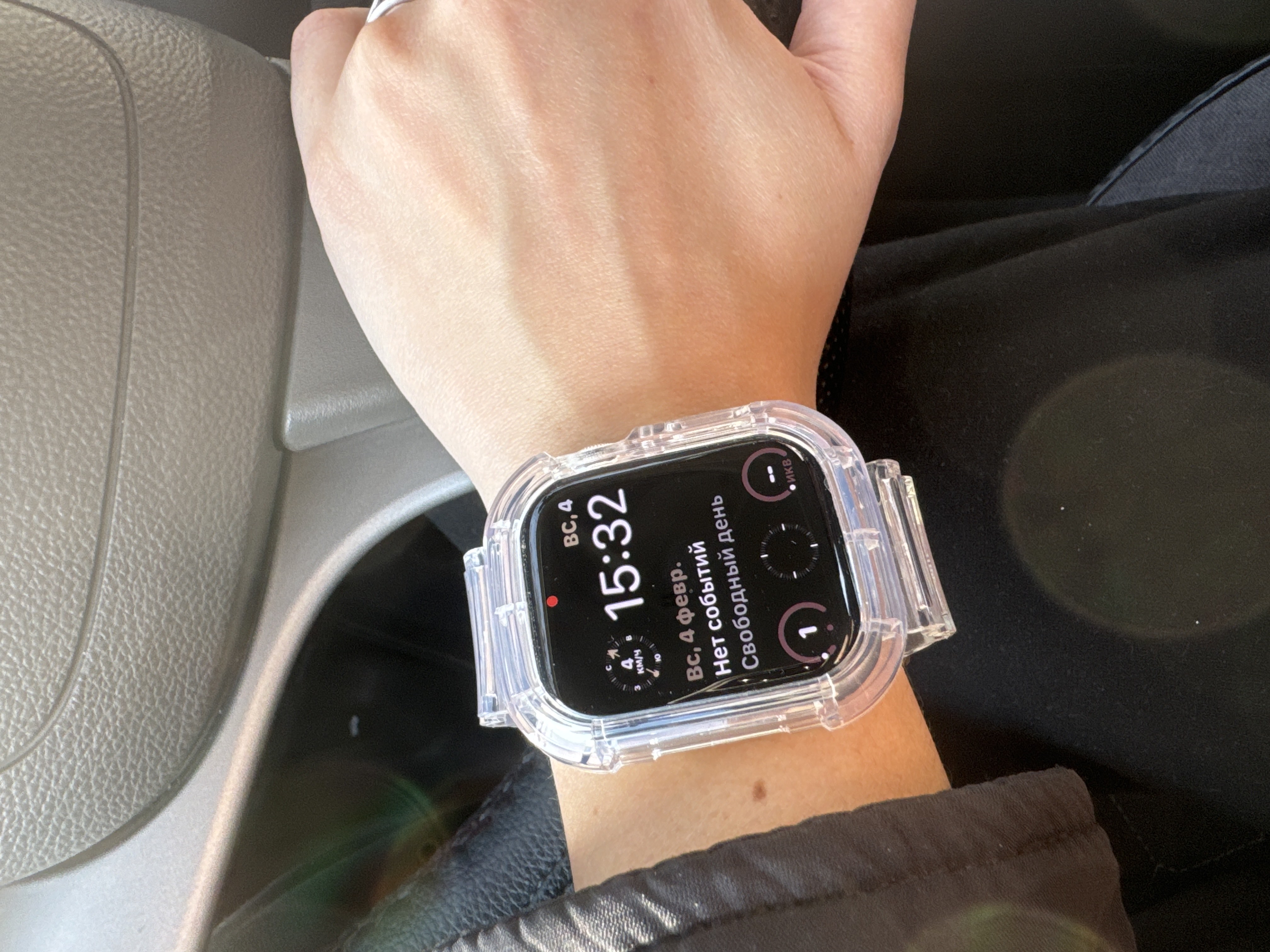 Ремешок для Apple Watch, браслет силиконовый, прозрачный, 38 / 40 / 41 / 42 / 44 45 49 мм