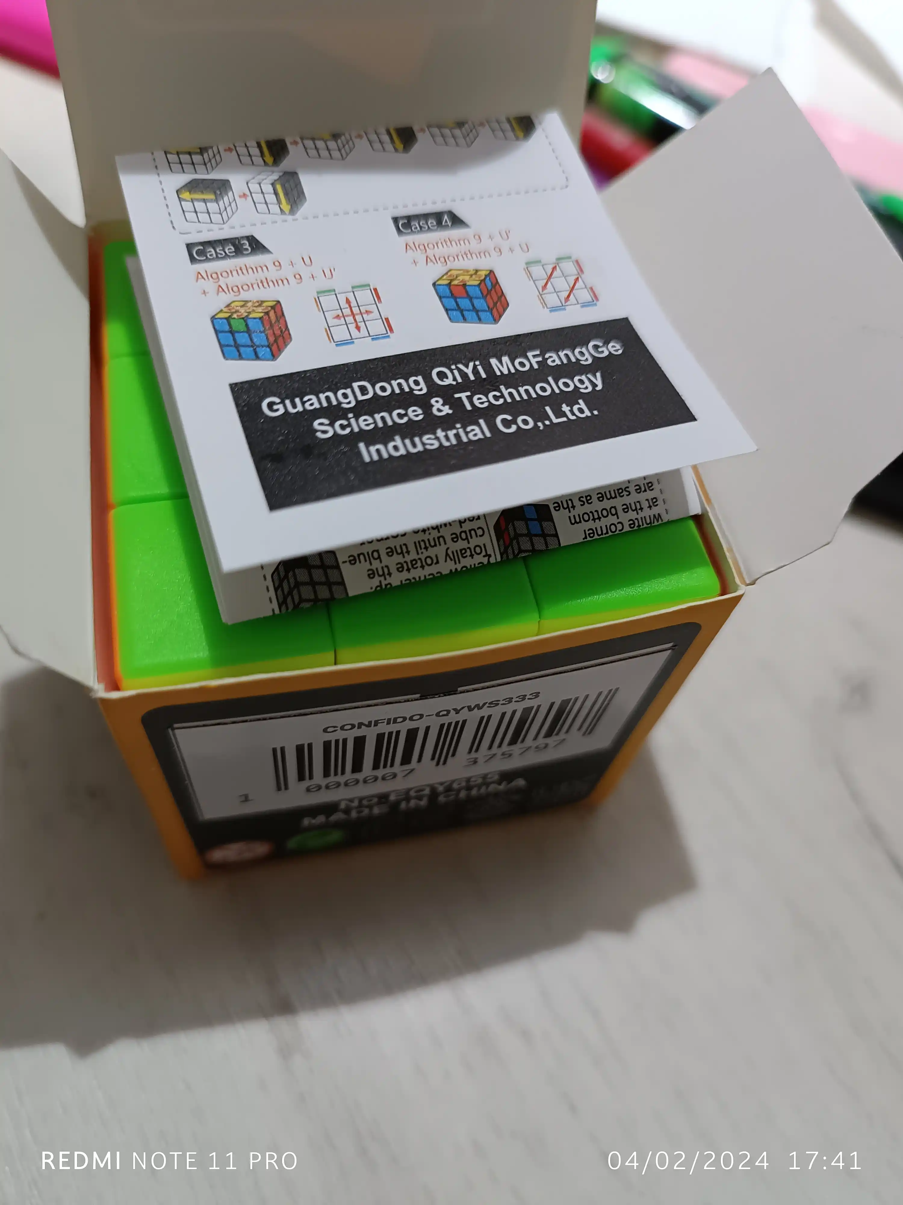 Кубик Рубика QY Speed Cube, Warrior S, 3 * 3 * 3