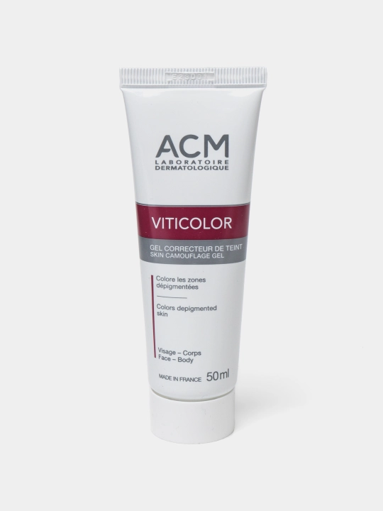 Viticolor gel - vitiligodan oq dog'larni yashirish uchun kamuflyaj viticolor