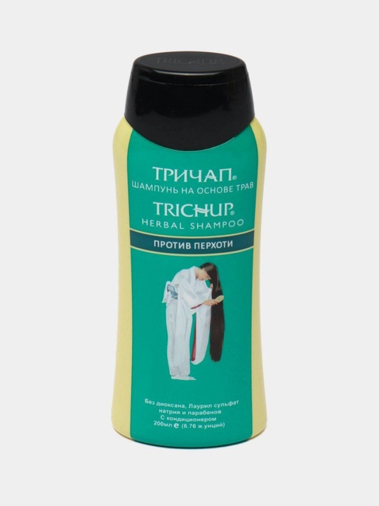 Trichup, против перхоти, Шампунь на основе трав, Herbal Shampoo, 200 мл