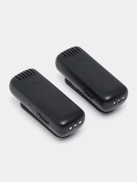 IPhone va Android uchun Type-C va Lightning ulagichlari bilan jihozlangan 2 ta 1 da simsiz ilmoqli mikrofon