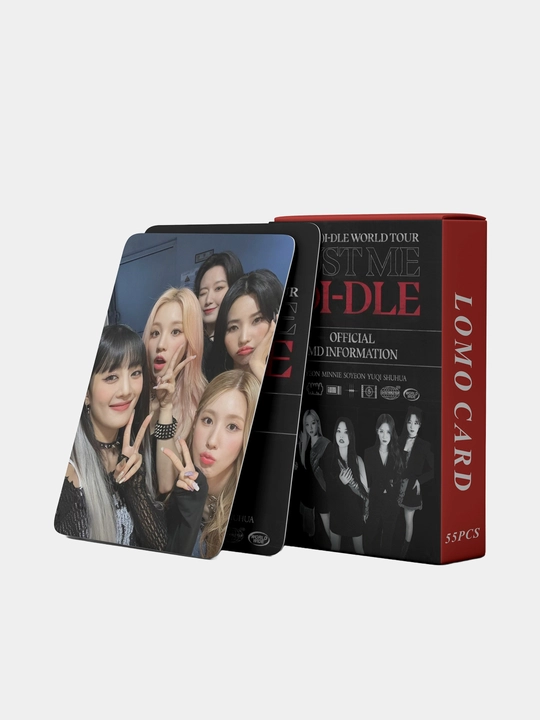 Коллекционные LOMO карточки K-POP G I-DLE, 55 шт "GIDLE"