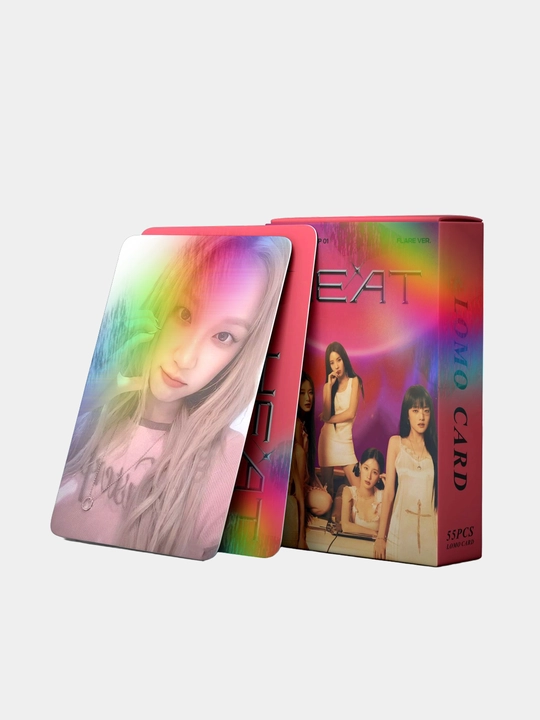 Golografik LOMO kolleksion kartalari K-POP G I-DLE, 55 dona, "GIDLE"