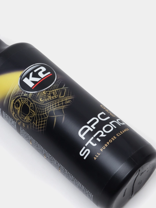 Очиститель-концентрат 1:80 для ковров, ткани, пластика, винила  K2 APC STRONG PRO, 1 л