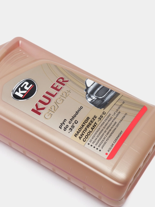 Antifriz, sovutish suvi, K2 KULER LONG LIFE -35C RED G12/G12+ 1 l, 5 litr