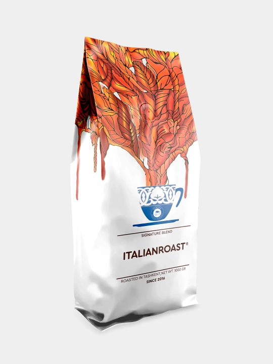 Кофе в зёрнах ITALIANROAST, 1000 гр - 