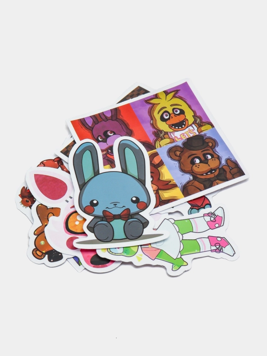 Наклейки "FNAF", 10 случайных стикеров