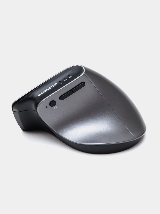 Monster m2 simsiz vertikal sichqoncha, ikki tomonlama BT va 2.4 hz ulanishi