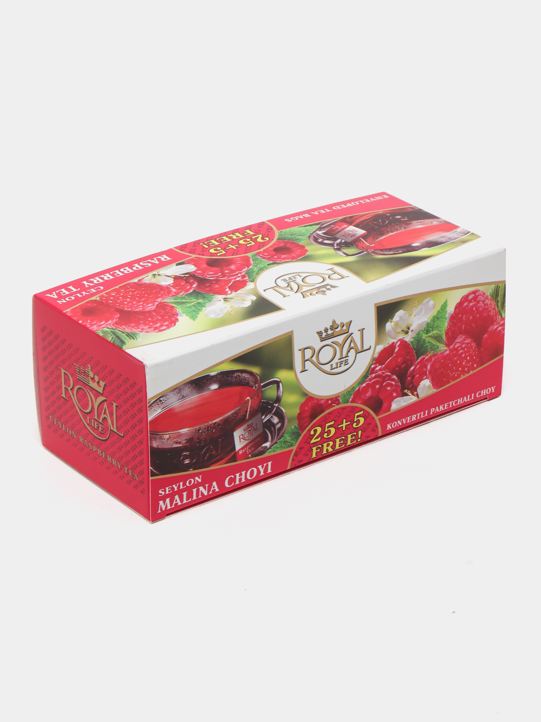 Чай Royal Life Raspberry Tea, 30 пакетиков