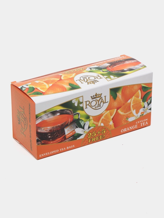 Чай Royal Life Orange Tea, 30 пакетиков