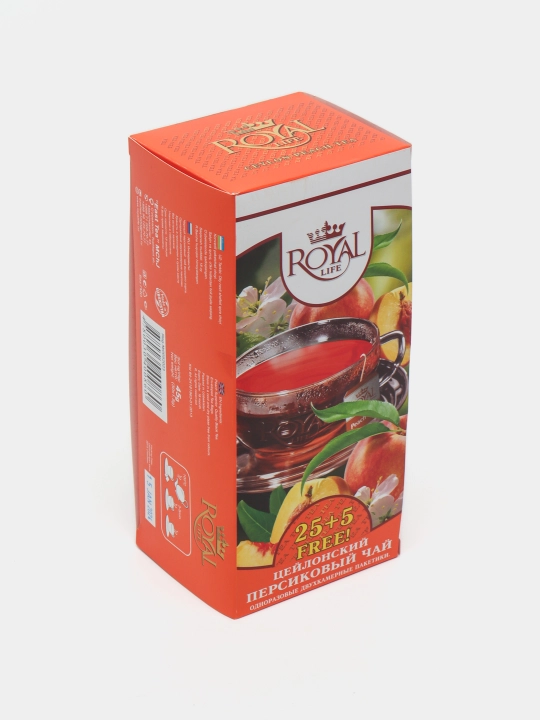 Choy Royal Life Peach Tea, 30 paketchalar - 