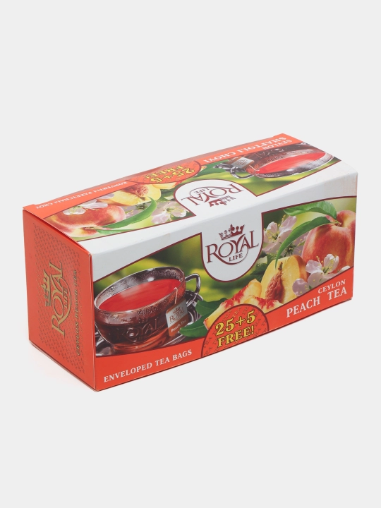 Чай Royal Life Peach Tea, 30 пакетиков