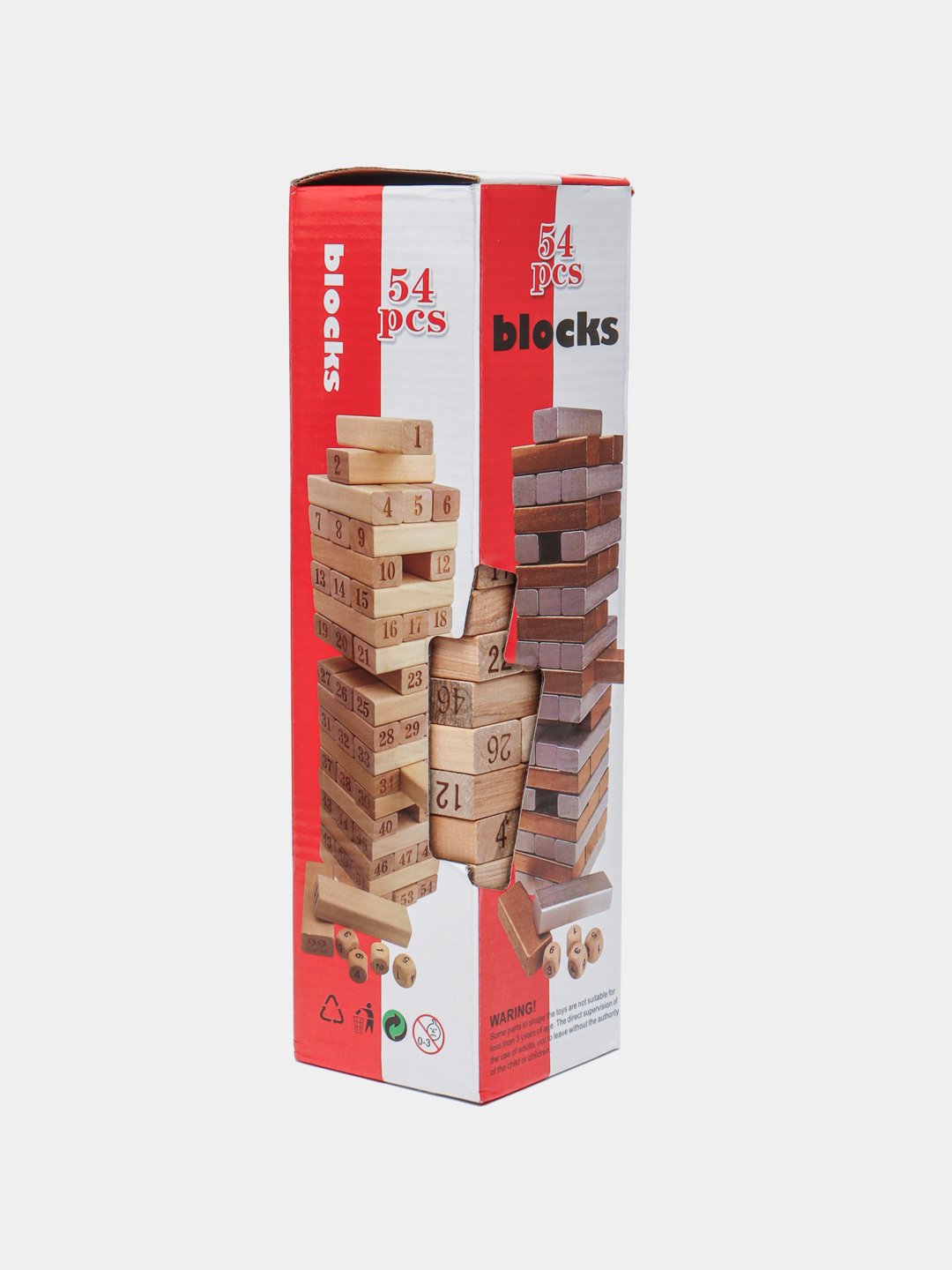 Настольная игра Jenga, классическая Дженга, для детей и взрослых, 54  деталей, 28 см купить по низким ценам в интернет-магазине Uzum (906684)