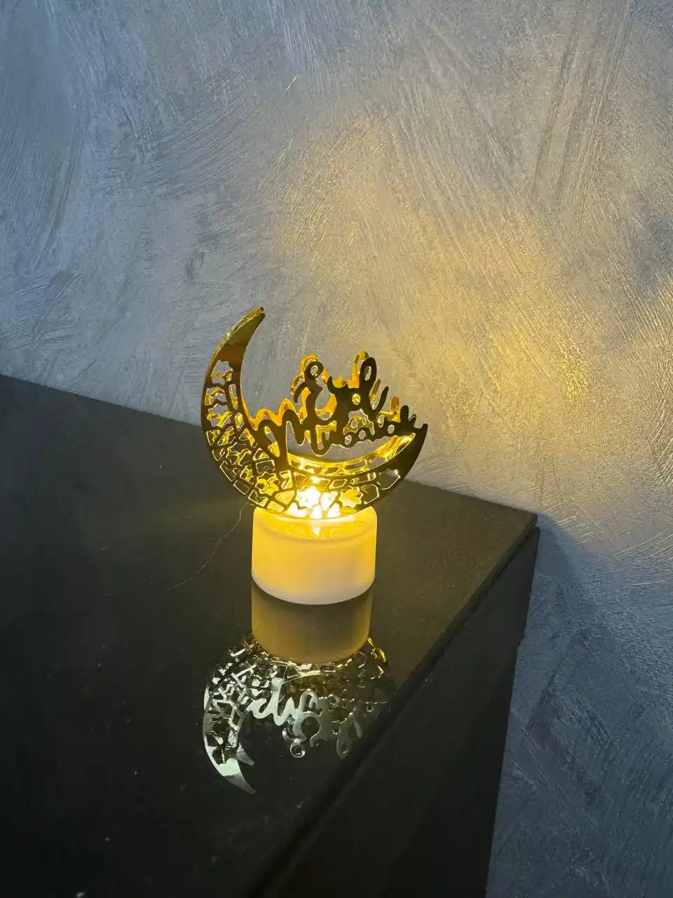 Ramazon sun'iy tungi bezak Creative Chic Oy Stol chiroq EID Muborak