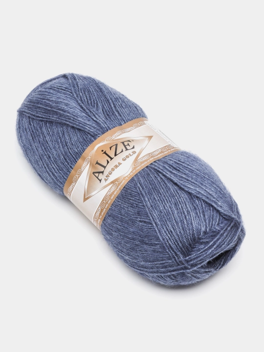 Нить для вязания Angora gold, 20% шерсть 80% акрил, 100 гр, 550 м