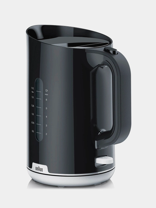 Braun Breakfast 1 WK1100BK elektr choynak, 1,7 l, 2200 Vt, filtr, avtomatik o‘chirish