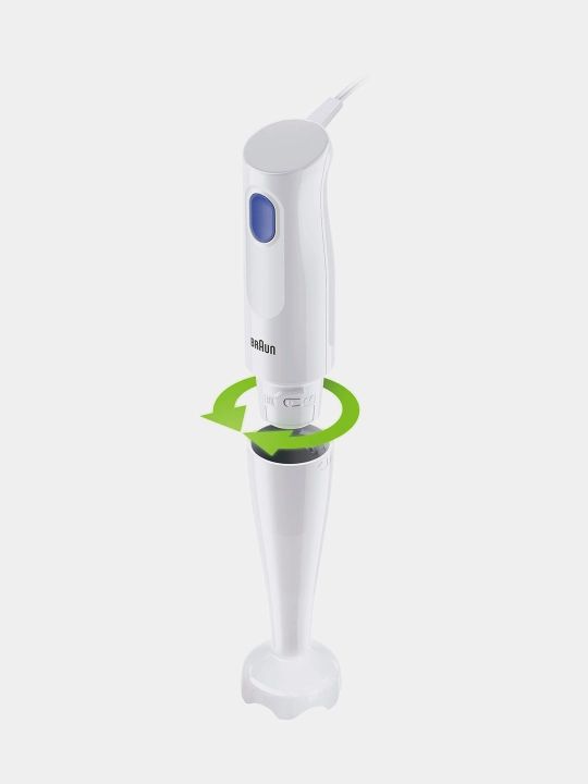 Qoʻl blenderi Braun MQ10.202MWH MultiQuick 1, 450 Vt, venchik va maydalagich bilan