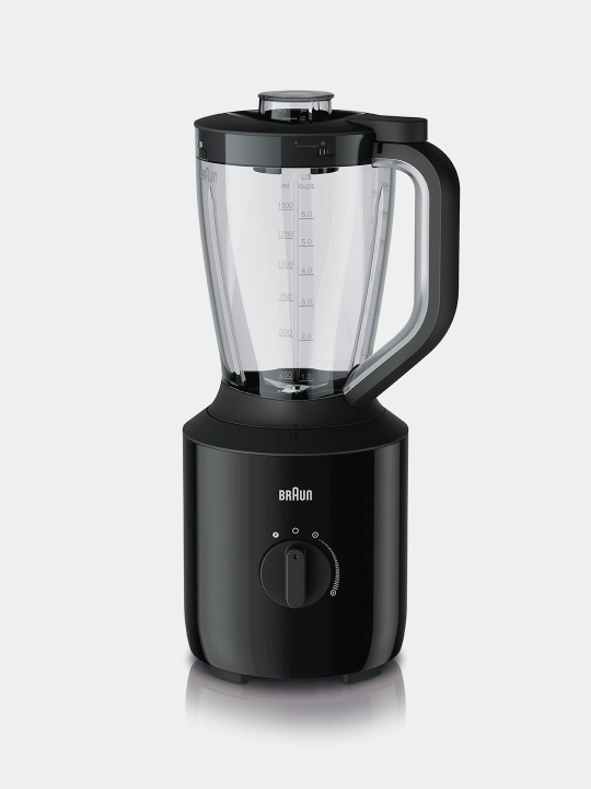 Braun JB3100BK PowerBlend 3 Jug statsionar blenderi, 800 Vt, TriAction, 1,5 l