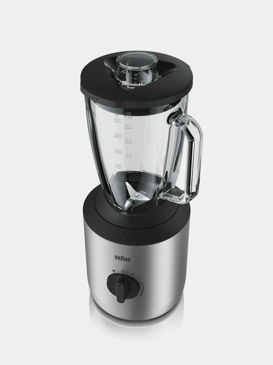 Statsionar blender Braun JB3272SI PowerBlend 3, 800 Vt, 1,5 l shisha idish