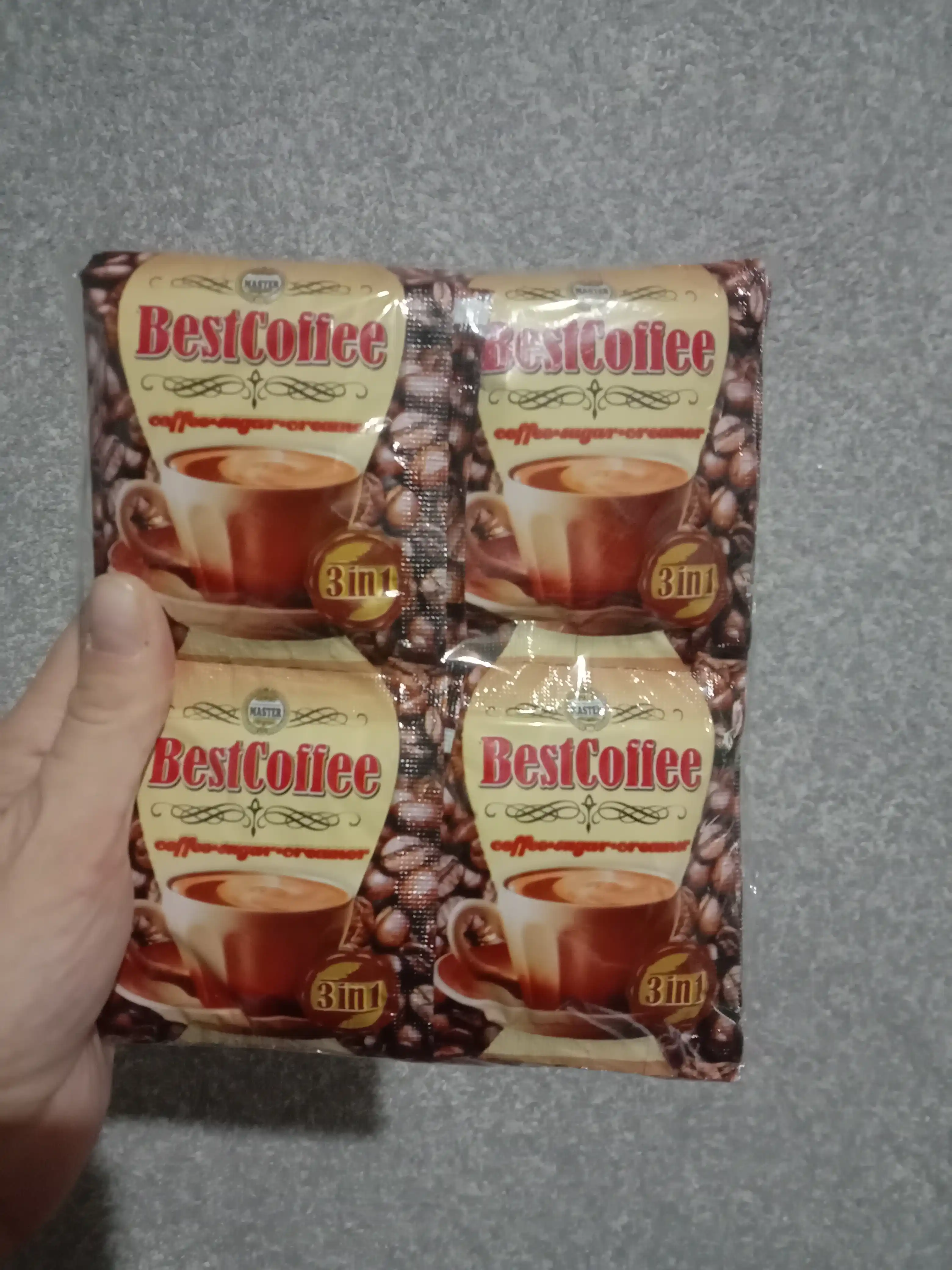 Быстро растворимый кофе BestCoffee 3 в 1, 20 шт * 17 г