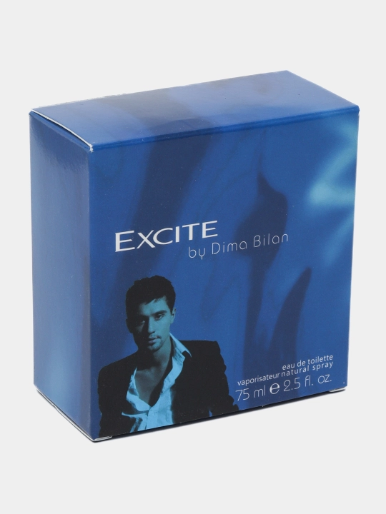 Xushbo'ylangan suv erkaklar uchun, dengizning yangiligi Excite by Dima Bilan, 75 ml
