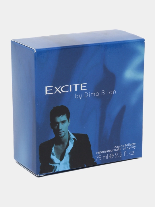 Xushbo'ylangan suv erkaklar uchun Excite by Dima Bilan, dengiz yangiligi, 75 ml