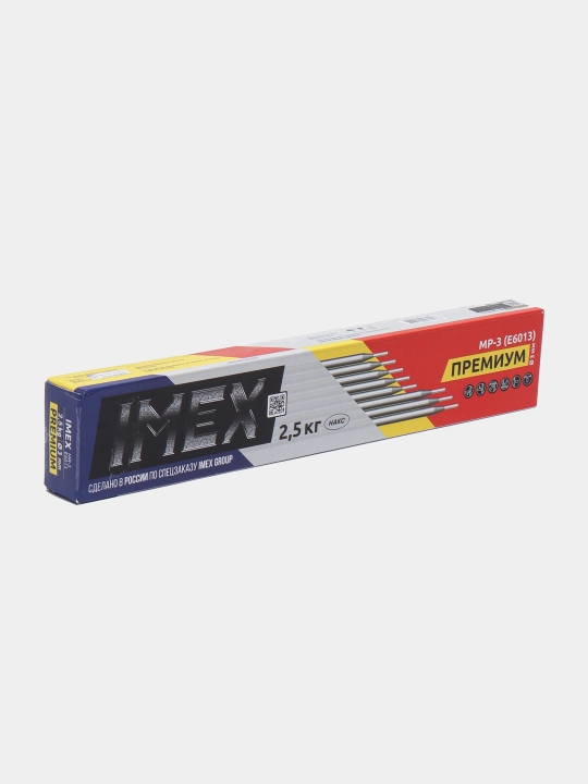 Электроды Premium МР-3 IMEX 2.5 мм 2.5к, 3 мм 2.5 кг / 1 кг МЭЗ
