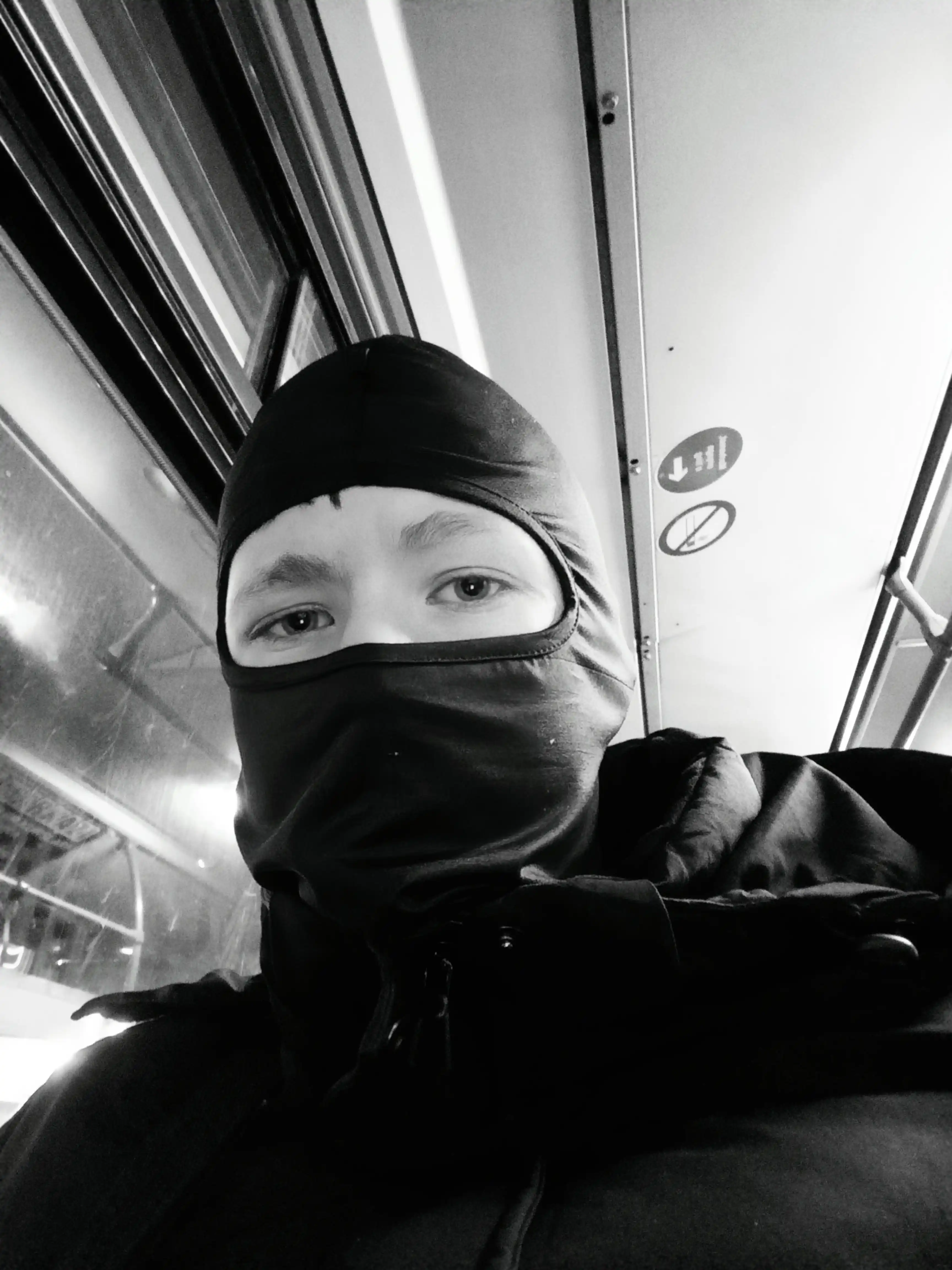Balaklava shlem osti, universal, niqob